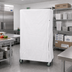 Thumbnail image #2 for Quantum Wire Cart Cover for 24 x 72 x 74 Inch Carts, White Nylon with Zipper Flap