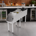 Thumbnail image #3 for Perlick Freestanding Underbar Blender Station with 18-Inch Stainless Steel Dump Sink and Recessed Blender Shelf