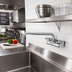 Thumbnail image #2 for equip 4-Inch Wall Mount Mixing Faucet with 12-Inch Swivel Gooseneck Spout