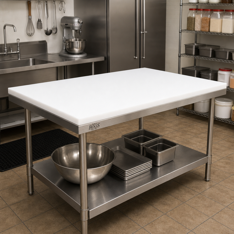 Product image #2 for John Boos 48" x 36" Reversible Poly Replacement Work Table Top