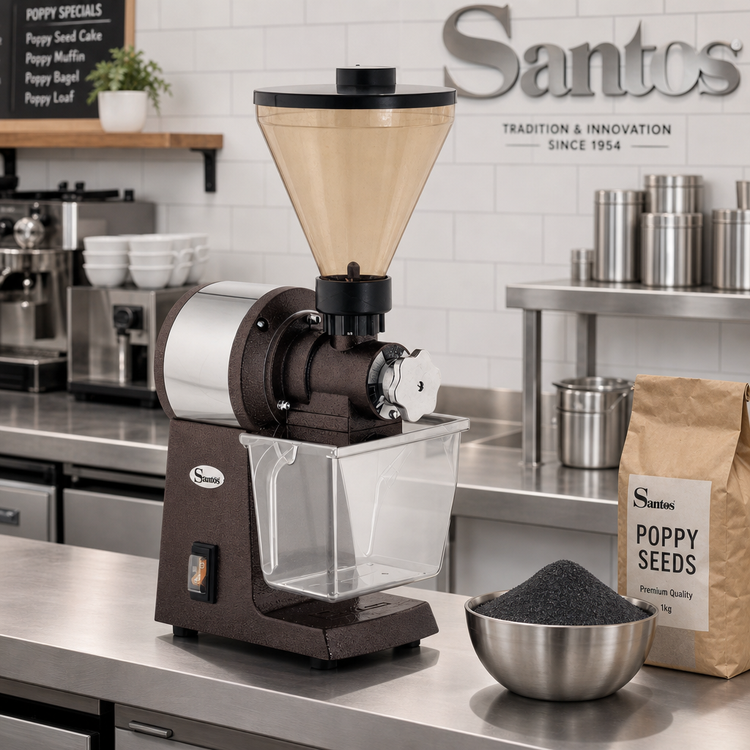Product image #2 for Santos Trento Commercial Automatic Poppy Grinder with 1 kg Hopper and 14 kg Capacity
