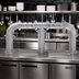 Thumbnail image #2 for Glastender Pipe Bridge Countertop Draft Dispensing Tower, 6 Faucets, 3 Columns, Glycol-Cooled