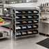 Thumbnail image #2 for Quantum Conductive Wire Shelving System with 20 Bins and 6 Shelves, 36W x 12D x 36H, Chrome Plated