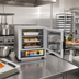 Thumbnail image #2 for Panco HCHNLSI-RA2.25 Half-Size Narrow Heated Holding Cabinet with Clear Polycarbonate Door