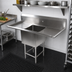 Thumbnail image #2 for John Boos Pro-Bowl 1-Compartment Sink with Left and Right Drainboards, 55-1/4 x 25-1/2 Inch, 16 Gauge Stainless Steel
