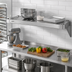 Thumbnail image #3 for Quik-Set 60 Inch x 24 Inch Louvered Solid Shelf, 16-Gauge 304 Stainless Steel