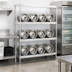 Thumbnail image #2 for New Age Aluminum 3-Shelf T-Bar Keg Rack, 4 Half-Barrel or 12 Sixth-Barrel Capacity