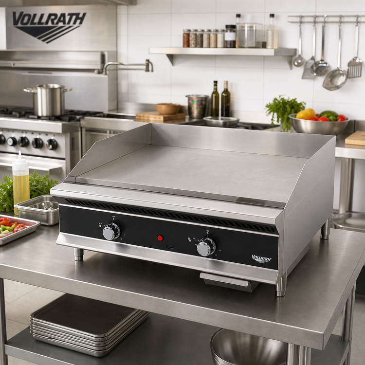 Product image #2 for Vollrath Heavy-Duty 72-Inch Thermostatic Countertop Flat Top Gas Griddle