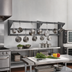 Thumbnail image #2 for Eagle Group WM120PR Wall-Mount Double-Bar Stainless Steel Commercial Pot Rack, 120 Inch