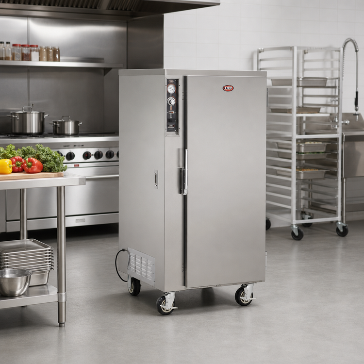 Product image #2 for FWE ETC-UA-10HD 3/4-Height Non-Insulated Universal Humidified Heated Holding Cabinet, 10 Sheet Pan Capacity