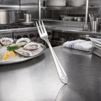 Thumbnail image #3 for Winco Peacock 0031-07 5-3/4-Inch Oyster Fork, 18/8 Stainless Steel, Extra Heavyweight, Mirror Finish Case of 25