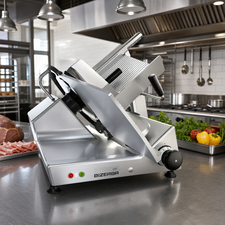 Product image #2 for Bizerba GSP H I 150 Manual Heavy Duty Illuminated Safety Slicer with 13-Inch Blade