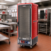 Thumbnail image #2 for Metro C5 3 Series Full-Height Mobile Heated Holding Cabinet with Clear Polycarbonate Door, Fixed Wire Slides, Lower Wattage