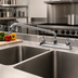 Thumbnail image #2 for Krowne Royal Series Deck-Mount Manual Faucet with 16-Inch Swing Spout and 8-Inch Centers