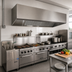 Thumbnail image #2 for SpecAir HES96-114 114-Inch Wall Type Exhaust-Only Commercial Kitchen Hood