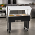 Thumbnail image #2 for Eagle Group Service Mate Deluxe Portable Buffet Hot Food Table, 3-Well, 48-Inch, 208V, 3-Phase, Open Base