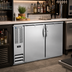 Thumbnail image #2 for Beverage-Air BB48HC-F-S 48-Inch Two-Section Food-Rated Back Bar Refrigerator with Solid Doors