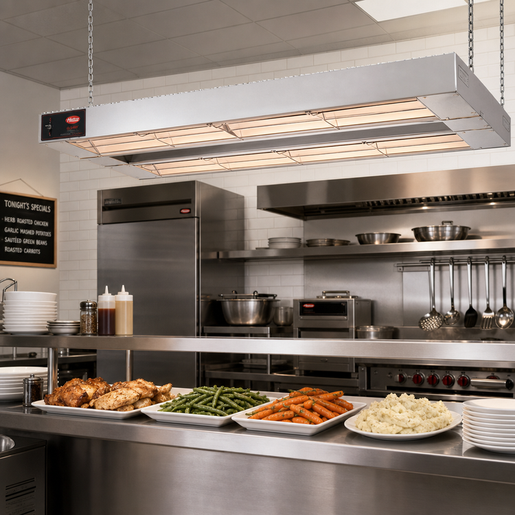 Product image #2 for Hatco Glo-Ray® 120-Inch Double Infrared Strip Heater