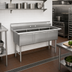 Thumbnail image #2 for Advance Tabco 3-Compartment Fabricated Sink, 24 x 24 x 14-Inch Bowls, No Drainboards