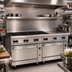 Thumbnail image #2 for Wolf Challenger XL 72-Inch Gas Restaurant Range with 8 Open Burners, 24-Inch Griddle, Standard Oven, and Convection Oven