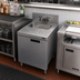 Thumbnail image #2 for Krowne Royal Series 18 Inch x 24 Inch Underbar Speed Station with Dump Sink, Speed Rinser, and Cabinet Base