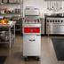 Thumbnail image #3 for Vulcan PowerFry3 High-Efficiency Gas Fryer with Computer Controls, Built-In Filtration, 21-Inch Wide, 85-90 lb Capacity