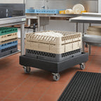 Thumbnail image #3 for Cambro Camdolly® CD2020110 Dish Rack Dolly, Black Polyethylene, Without Handle, 300 lb. Capacity