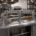 Thumbnail image #2 for Glastender Stainless Steel Pipe Bridge Countertop Draft Dispensing Tower, 12 Faucets, Air-Cooled