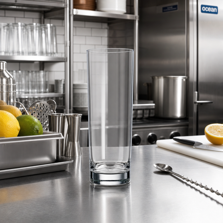 Product image #3 for Ocean San Marino 16 oz Clear Glass Long Drink Glass, Case of 4 Dozen