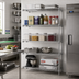 Thumbnail image #2 for Metro Super Erecta 5-Shelf Add-On Wire Shelving Unit, 60W x 21D x 74H, Brite Finish