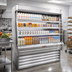 Thumbnail image #2 for Howard-McCray 35E Series 123-Inch Wide Dairy Open Merchandiser, Remote Refrigeration, LED Lit Shelves