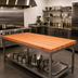 Thumbnail image #2 for Boos Block American Cherry Edge Grain Kitchen Countertop, 108 x 42 x 3 Inch, Penetrating Oil Finish