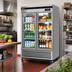 Thumbnail image #2 for Turbo Air Super Deluxe Two-Section Glass Door Reach-In Refrigerator, Bottom Mount, 44.14 Cu. Ft.