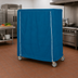 Thumbnail image #2 for Metro Waterproof Mariner Blue Cart Cover for 48 x 21 x 74 Inch Queen Mary & Banquet Carts