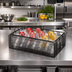 Thumbnail image #2 for Portland Rectangular Wire Ice Housing with Polycarbonate Pan, Black