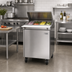 Thumbnail image #3 for Delfield Mega Top 27-Inch Wide Single-Section Refrigerated Prep Table with 9 1/6-Size Pan Top