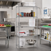 Thumbnail image #2 for EAGLEbrite 5-Tier Wire Shelving Starter Unit, 42 x 18 x 74 Inches, Zinc Finish
