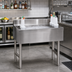 Thumbnail image #2 for Advance Tabco Special Value Series 12-Inch Deep Stainless Steel Cocktail Unit with Bottle Racks