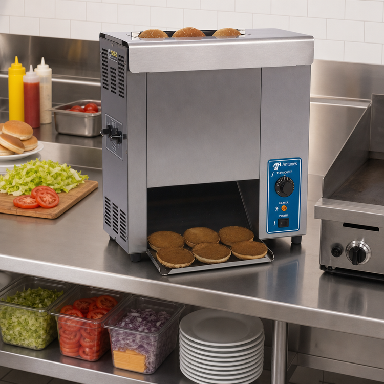 Product image #2 for Antunes VCT-25 Countertop Vertical Contact Toaster, 120V, 2-Sided Platen