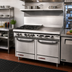 Thumbnail image #2 for Southbend S-Series 48-Inch Gas Restaurant Range with 4 Open Burners, 24-Inch Griddle, Standard Oven and Cabinet Base