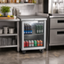 Thumbnail image #2 for Beverage-Air 24-Inch Single-Section Glass Door Back Bar Cooler, 7.66 Cu. Ft., Stainless Steel