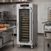 Thumbnail image #2 for Metro C5 8 Series Full-Height Mobile Controlled Temperature Heated Holding Cabinet with Double-Pane Tempered Glass Doors