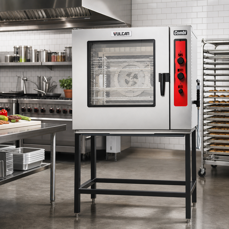 Product image #3 for Vulcan ABC Series ABC7E-208P Large Boilerless Electric Combi Oven/Steamer, 7 Full-Size Sheet Pan / 14 Full-Size Hotel Pan Capacity