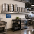 Thumbnail image #2 for New Age 72-Inch Aluminum T-Bar Keg Shelf Rack, Holds 4 Half-Barrel or 11 Sixth-Barrel Kegs