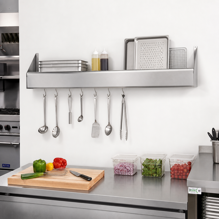 Product image #2 for CHOICE 70-Inch Single Speed Rail, Stainless Steel, Keyhole Mounting