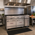 Thumbnail image #2 for 60-Inch Gas Restaurant Range with 6 Burners, 24-Inch Charbroiler, Standard Oven and Convection Oven