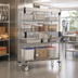 Thumbnail image #2 for Super Erecta Stainless Steel Security Unit with Sliding Doors, 52-3/4 x 28-1/2 x 62 Inches