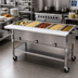 Thumbnail image #2 for Portable Electric Hot Food Table with 5 Dry Wells, Open Base, 82-Inch, 208V