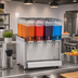 Thumbnail image #2 for Crathco Simplicity Bubbler CS-4E-16-290 R290 Mini-Quad 4-Bowl Pre-Mix Cold Beverage Dispenser, BPA-Free