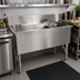 Thumbnail image #2 for Advance Tabco Prestige Supreme 2-Compartment Underbar Sink Unit with Left Drainboard and Deck-Mount Faucet